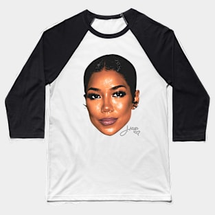 Jhene Aiko Big Face Baseball T-Shirt